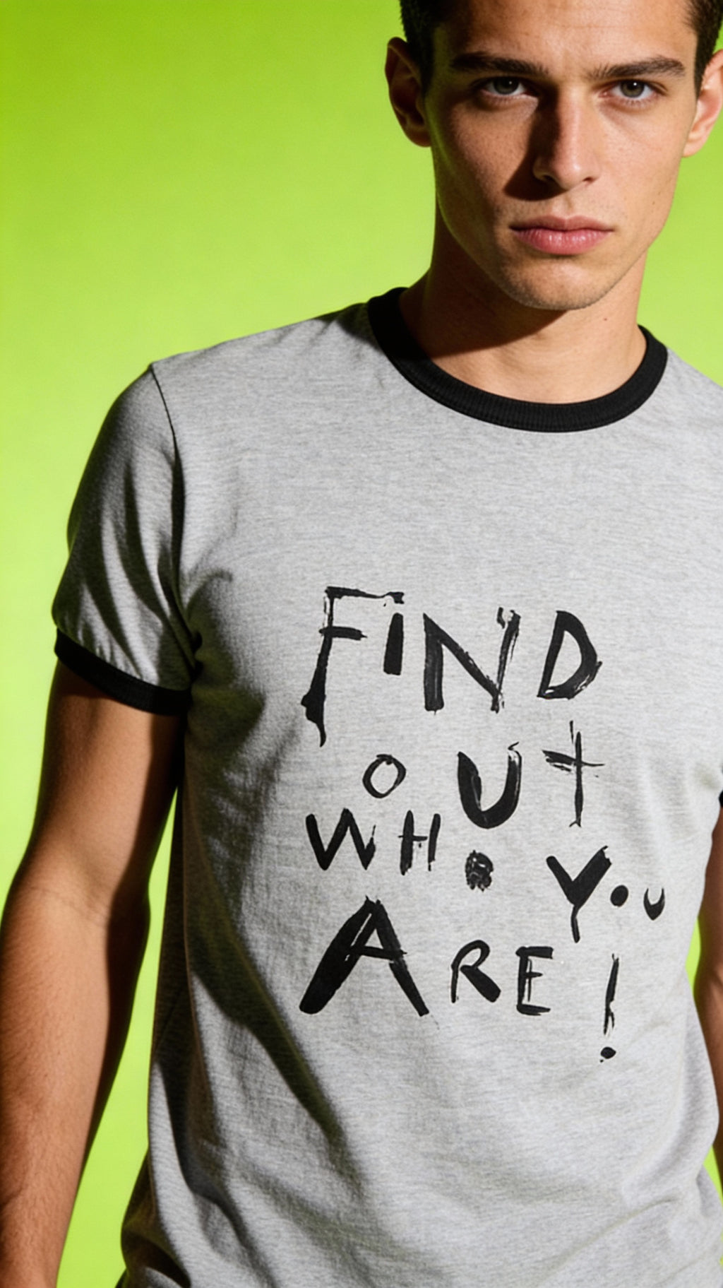 Find Out Who You Are Ringer Tee